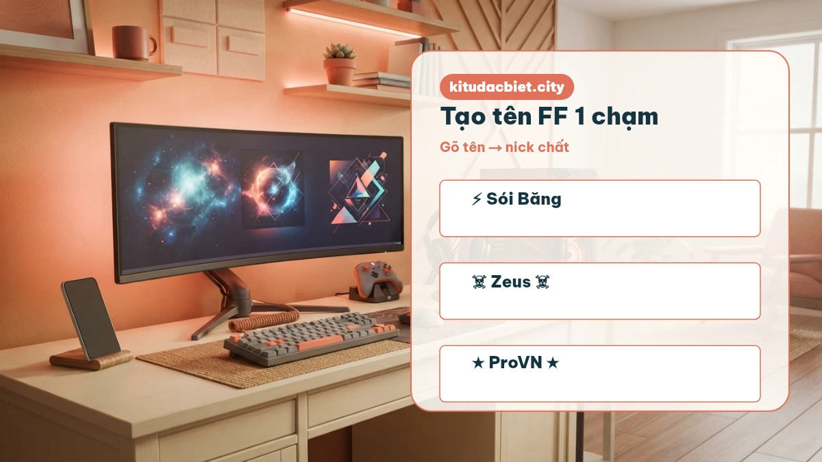 Tạo tên Free Fire bằng kí tự đặc biệt, chép 1 chạm